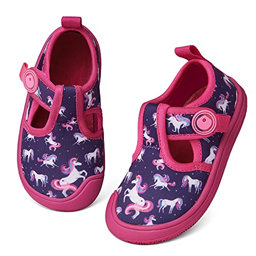 SEEKWAY Kids Toddler Water Shoes Boys Girls Quick Dry Non Slip Barefoot Aqua Socks Beach Pool Swim Sports Sandals SP002