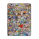 Marvel Comics Covers Fleece Throw Blanket | Soft Polyester Cover for Sofa, Bed | 45 x 60 Inches