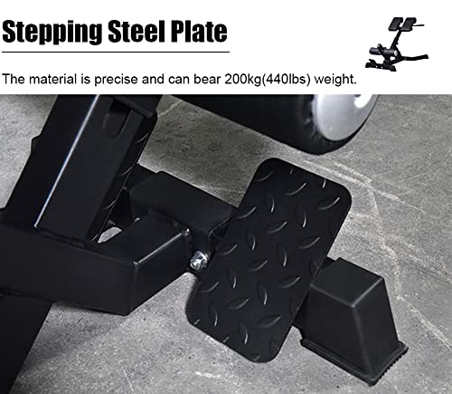 Romeinse stoel, Heavy Duty Hyperextension Romeinse stoel voor thuis Gym Fitness, verstelbare rugverlengbank oefenapparatuur, belastingen 400 lbs - Image 6