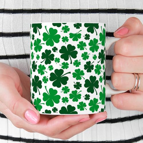Taza de café con trébol de cuatro hojas Loftipop 11oz miniatura 2