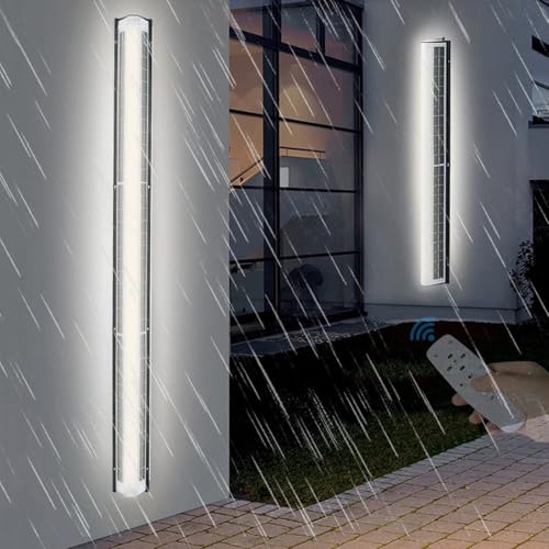 Luminaire mural solaire 60cm IP65 éliminez les zones d'ombre du jardin sans câbles