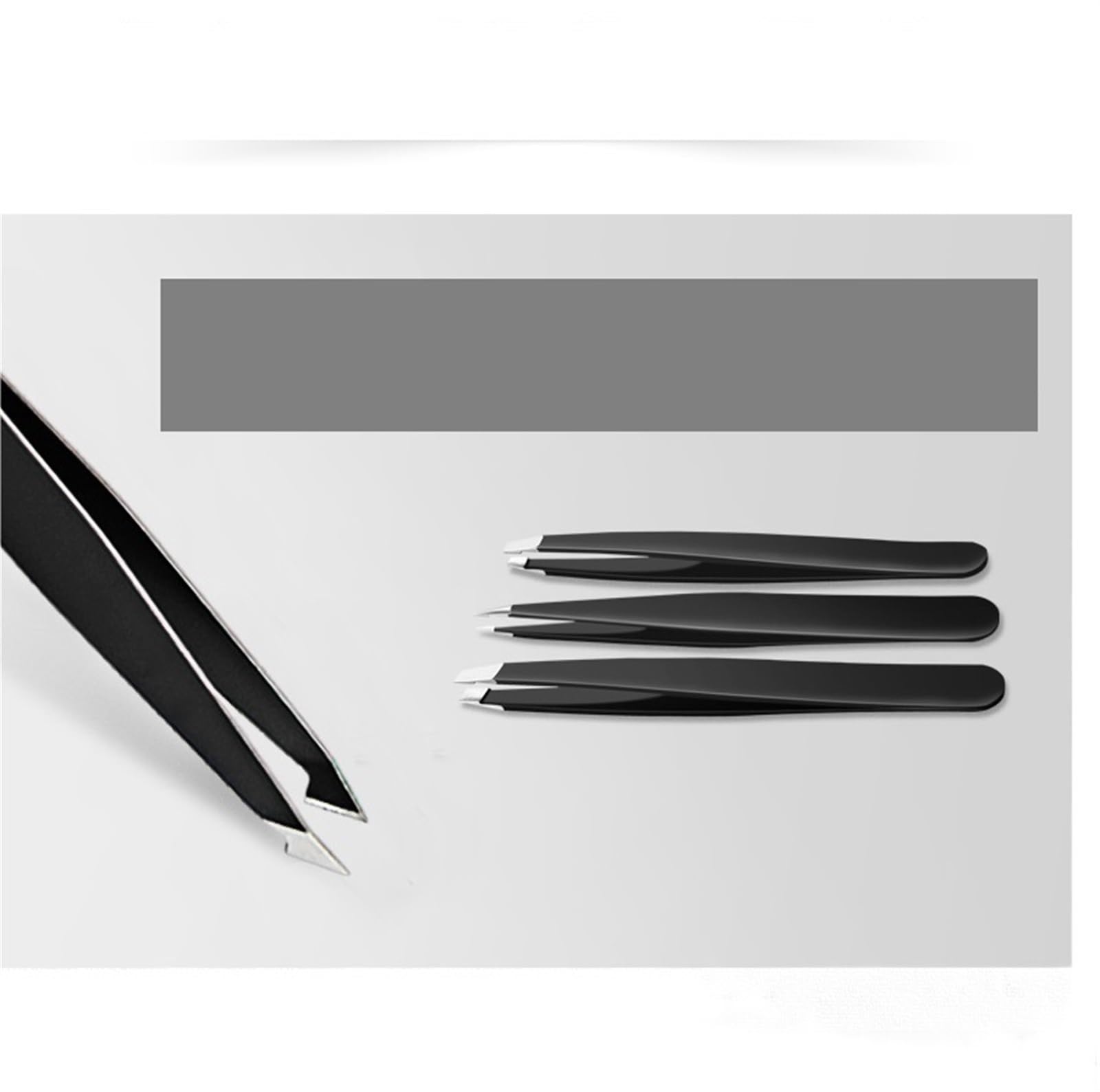JINGYAN Pęsety Professional Eyebrow Tweezers Hair Removal Clip Makeup Sets Eyelash Extension Beauty(Pink)