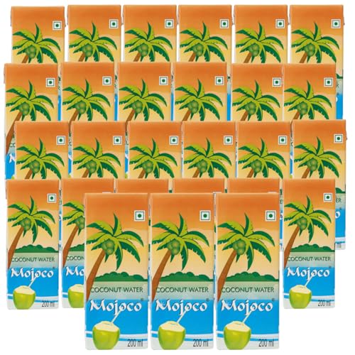 MOJOCO - Tender Coconut Water (27x200ml) | Pure and Raw Coconut W...