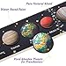 Zeoddler Solar System Puzzle for Kids 3-6, Wooden Space Toys, Planets for Kids, Preschool Learning Activities, Gift for Boys, Girls