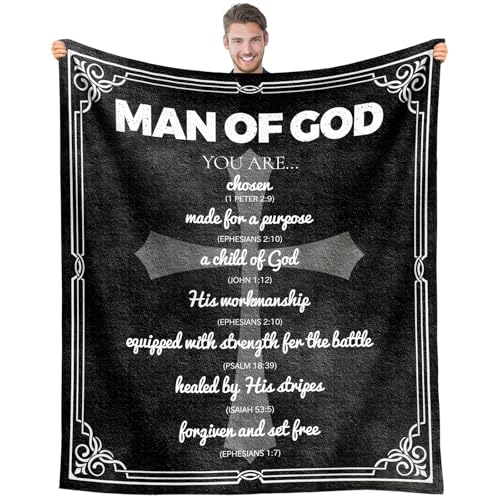 Christmas Christian Gifts for Men, Religious Gifts for Men, Spiritual/Inspirational/Catholic/Baptism/Bible/Faith-Based