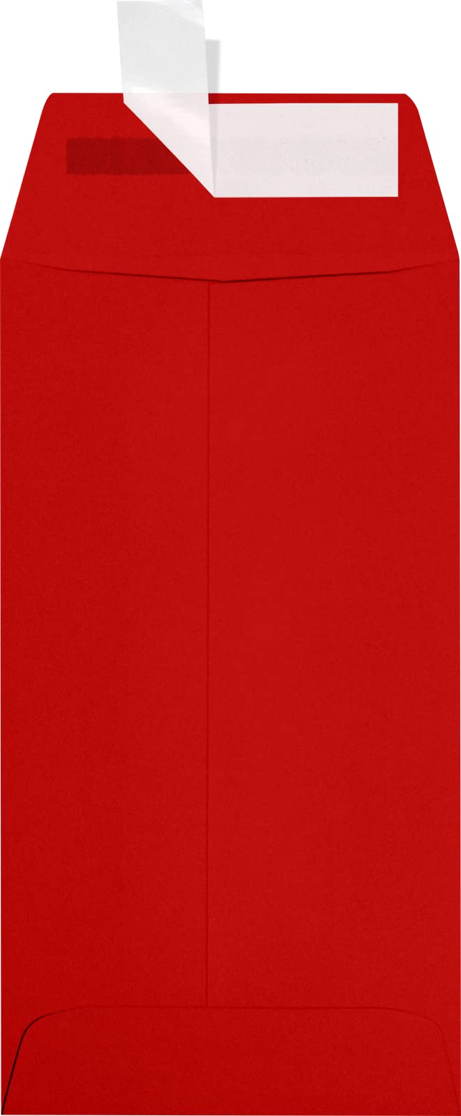 LUXPaper #7 Coin Envelopes | Peel & Press | 3 1/2" x 6 1/2" | Ruby Red | 80lb. Text | 250 Qty