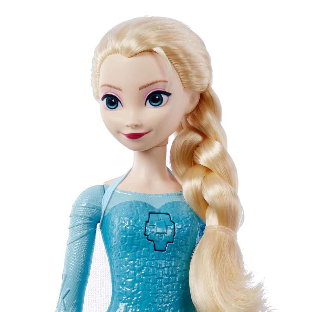 Mattel Disney Die Eiskönigin Singende Elsa Puppe mit dem Lied 'Let It Go' in 4 Sprachen singt Disney Frozen Singende Elsa Puppe JDX52