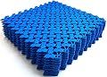 VINTEK Peanut Tile Vinyl PVC Interlocking Drainage Floor Tiles Mat Anti-Slip 12"x12" for Pool Shower Locker Bathroom Deck Patio Boat SPA Wet Area Inside/Outside (Pack of 9 Tiles - 12" x 12", Blue)
