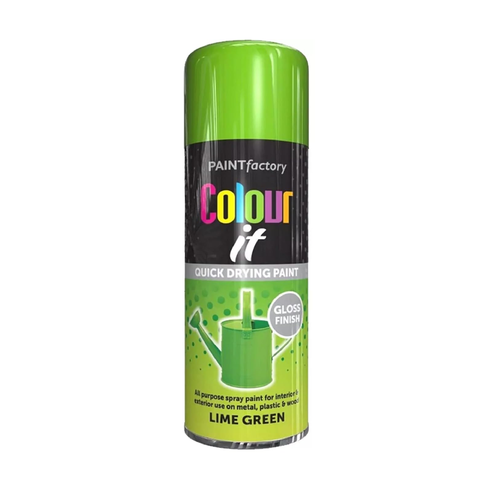 PNJB Lime Green All Purpose Aerosol Spray Paint, Quick Drying Spray, Versatile, Fast Dry And Excellent Coverage For Metal, Wood, Plastic, 400ML (1PCS)