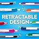 Paper Mate InkJoy 300RT Druckkugelschreiber | mittlere Spitze (1,0mm) | Blau | 12 Stück