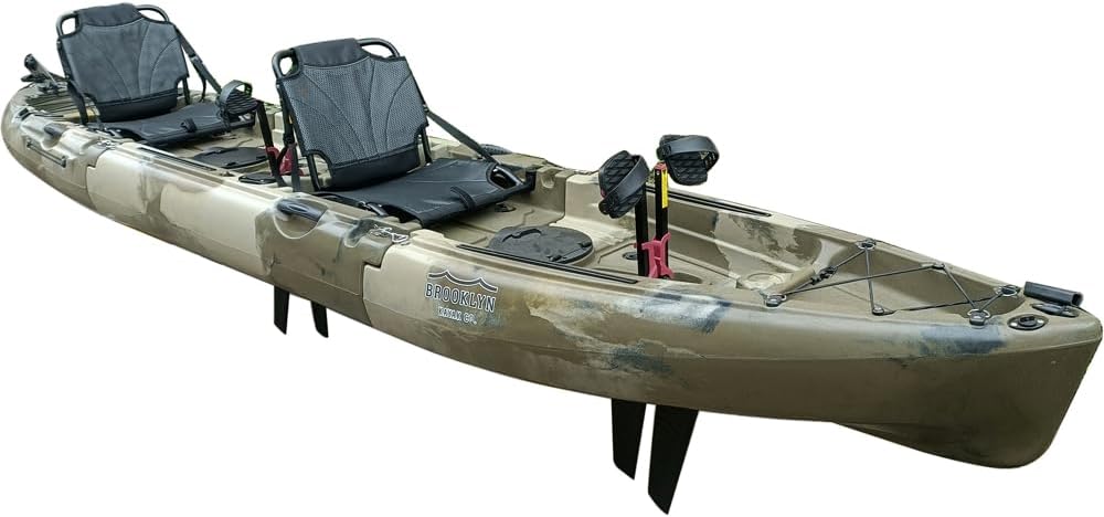 Brooklyn 13.0 Tandem Modular 3pc Pedal Kayak – Paddle & Seat Included Brooklyn 13.0 Tandem Modular 3pc Pedal Kayak – Paddle & Seat Included