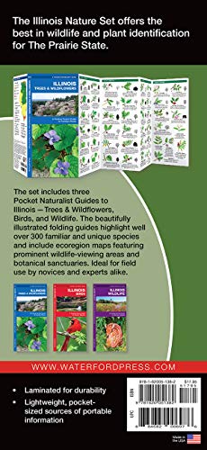 Illinois Nature Set: Field Guides To Wildlife, Birds, Trees & Wildflowers Of Illinois #TOP1