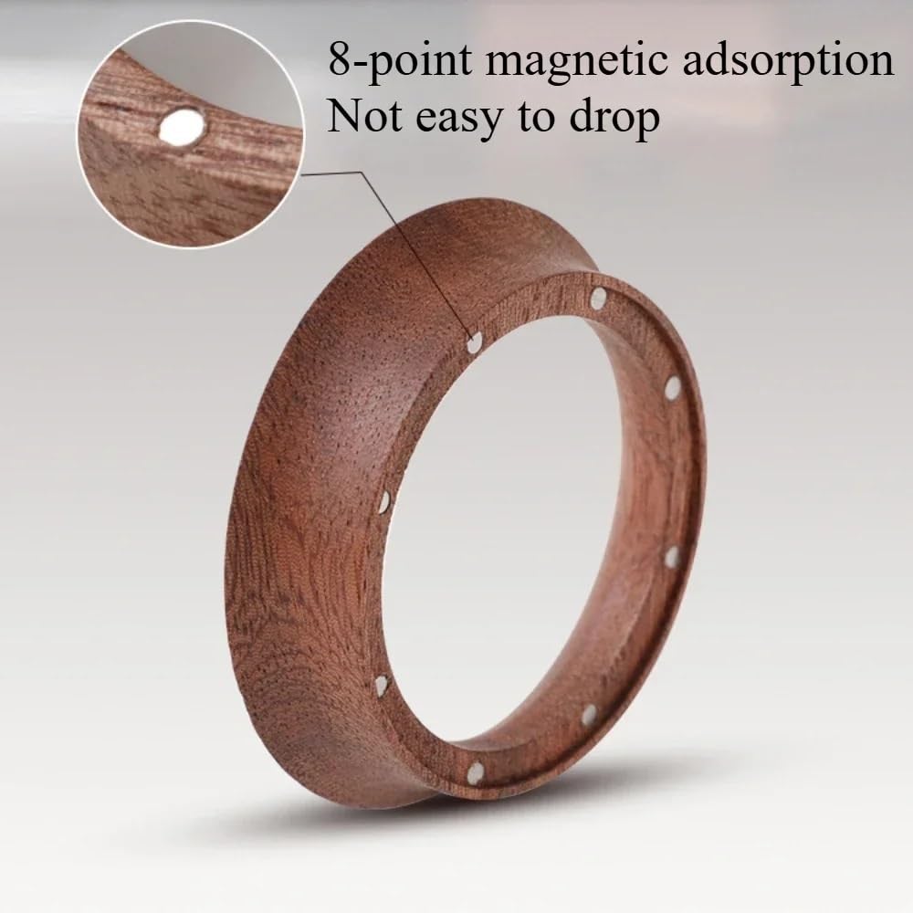 Anillo Antisalpicaduras Madera Magnético Tres Tamaños