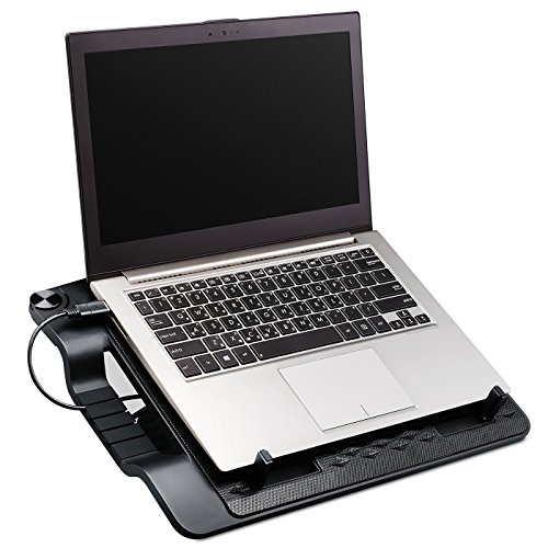 Cooler Master ErgoStand III - Ergonomic Laptop Cooling Stand, 6 Adjustable Height Settings, 230mm Ultra Silent Fan with Speed Control, Metallic Mesh Plate - Supports Laptops & Tablets Up to 17 Cooler Master ErgoStand III - Ergonomic Laptop Cooling Stand, 6 Adjustable Height Settings, 230mm Ultra Silent Fan with Speed Control, Metallic Mesh Plate - Supports Laptops & Tablets Up to 17