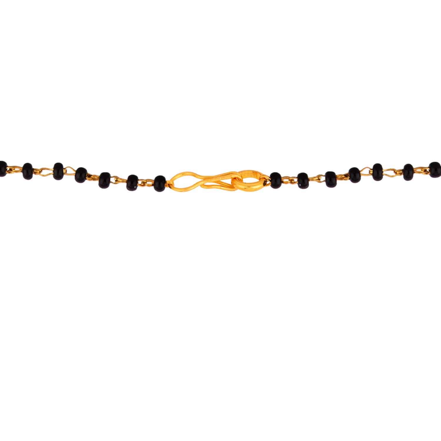 Mayur Floral Inspired Motifs Mangalsutra, Elegant Design