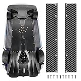 ZHRCFUN 2 Stücke Kohlefaser RC-Chassis Seitenschweller Verbreiterungssatz (46 mm) für 1/7 Felony und Infraction V2 6s BLX All-Road LKW RTR
