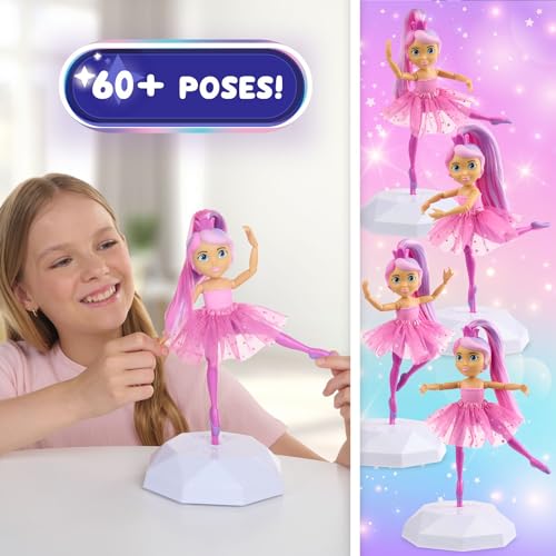 Muñeca bailarina Lena con escenario y varita miniatura 3