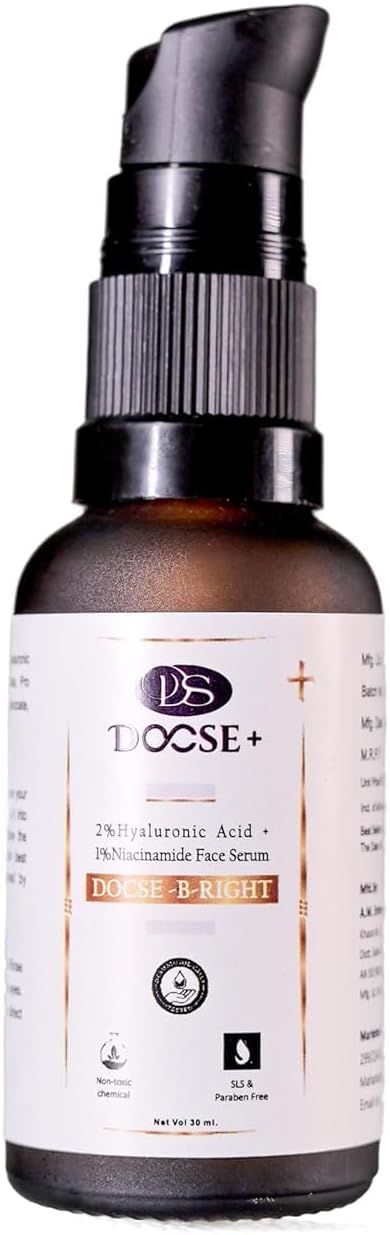 Pores Minimizing Hyadrating Hyaluronic Acid+Niacinamide Face Serum30ml DOCSE-B-RIGHT Face serum