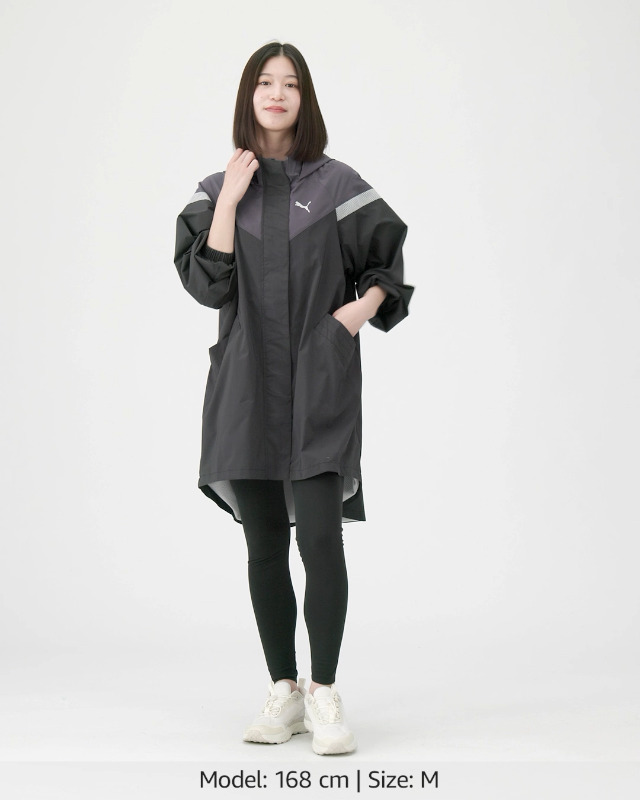 Amazon | [プーマ] 防風 撥水 ハーフコート ブルゾン MOTION ウラ