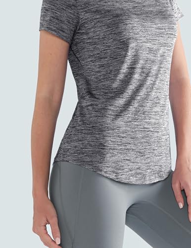 Image of 5 Pack Women's Quick Dry Short Sleeve T Shirts, Athletic Workout Tee Tops for Gym Yoga Running