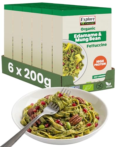 Explore Cuisine Organic Edamame & Mung Bean Fettuccine 6 x 200g