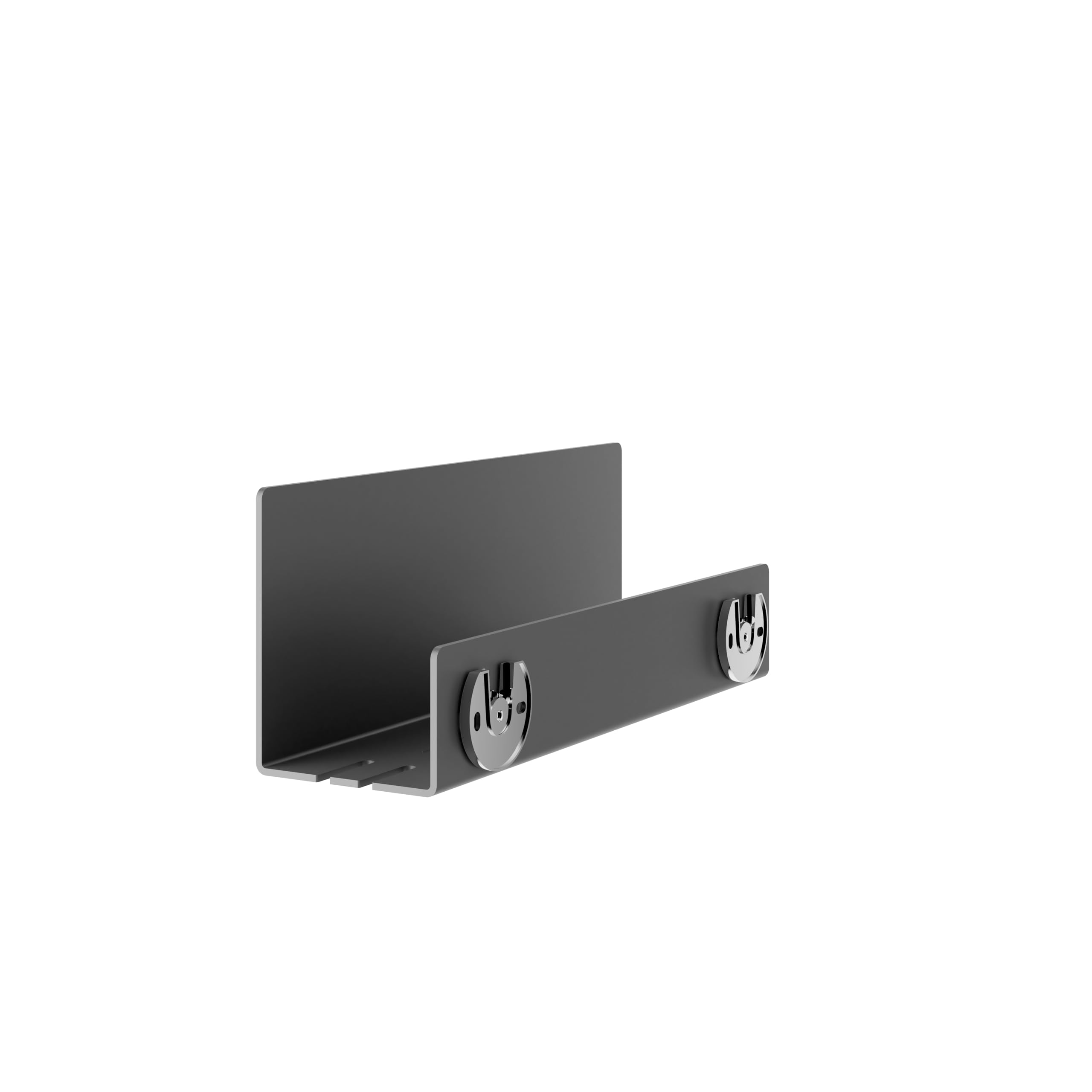 Keuco Duschablage aus Aluminium, schwarz, Abnehmbarer Korb, Handtuchhaken und Ablaufschlitze, 32x9x12cm, Wandmontage in der Dusche, Duschregal