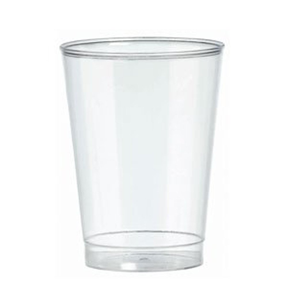 Amscan 357853-86 Tmblr 10 0Z Pl Clear - 20Ct, Multi-colour, 20 Pcs