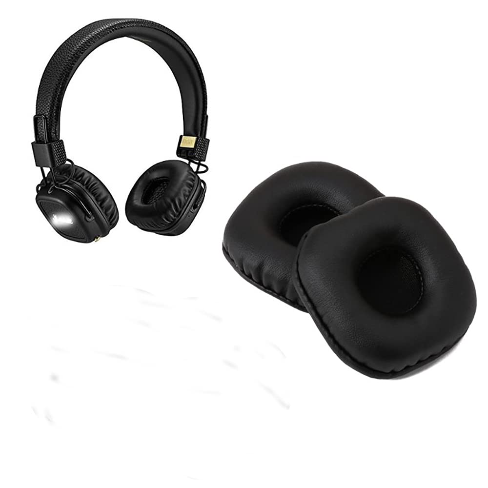 Replacement Earpads for Marshall Major II 2 Bluetooth Headphones Headset Leather Ear Pads Earmuffs Ear Cushions Sponge Memory Foam Pads