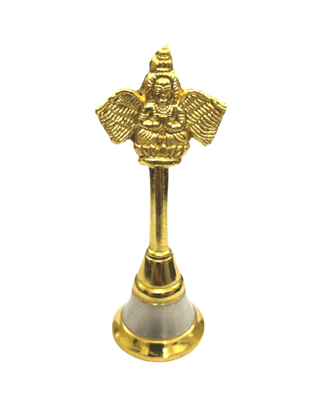 numeroastro Puja Bell | Ghanti | Hand Bell | Garud Bell for Puja (4 Inches Approx) (1 Pc) 3