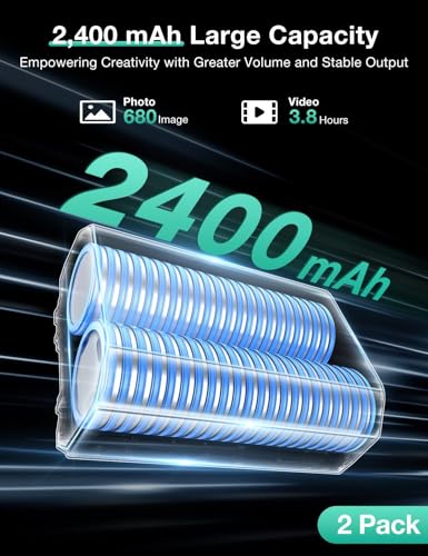 Image of llano NP-FZ100 2400mAh Battery (Pack of 2) & 18W Dual Fast Charger for Sony A7V A7III A7IV A6700 RX10V FX3 FX30 A9 A7C A7CII ZV-E10II ZV-E1 A7RIII, Charging Box with Digital Display & SD Card Storage
