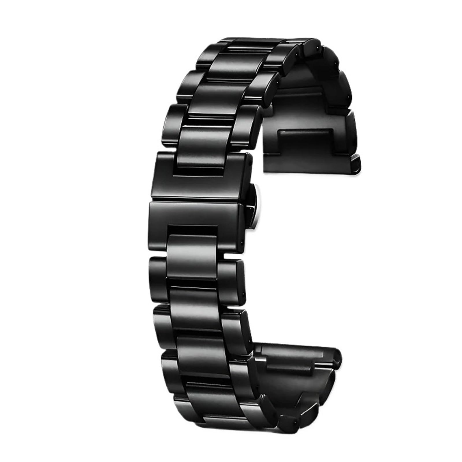 Bracelet en Acier céramique 18 mm, 20 mm, 22 mm for Montre connectée Femme Homme