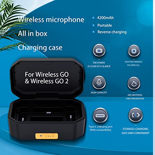 SONGING RD-CASE für kabelloses Ladegehäuse, kompatibel für Rode-Mikrofone Wireless GO 2 & Rode Mikrofone Wireless GO