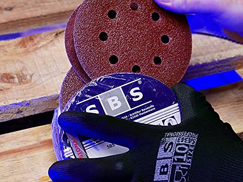 SBS - Dischi abrasivi, Ø 125 mm, grana 80, per