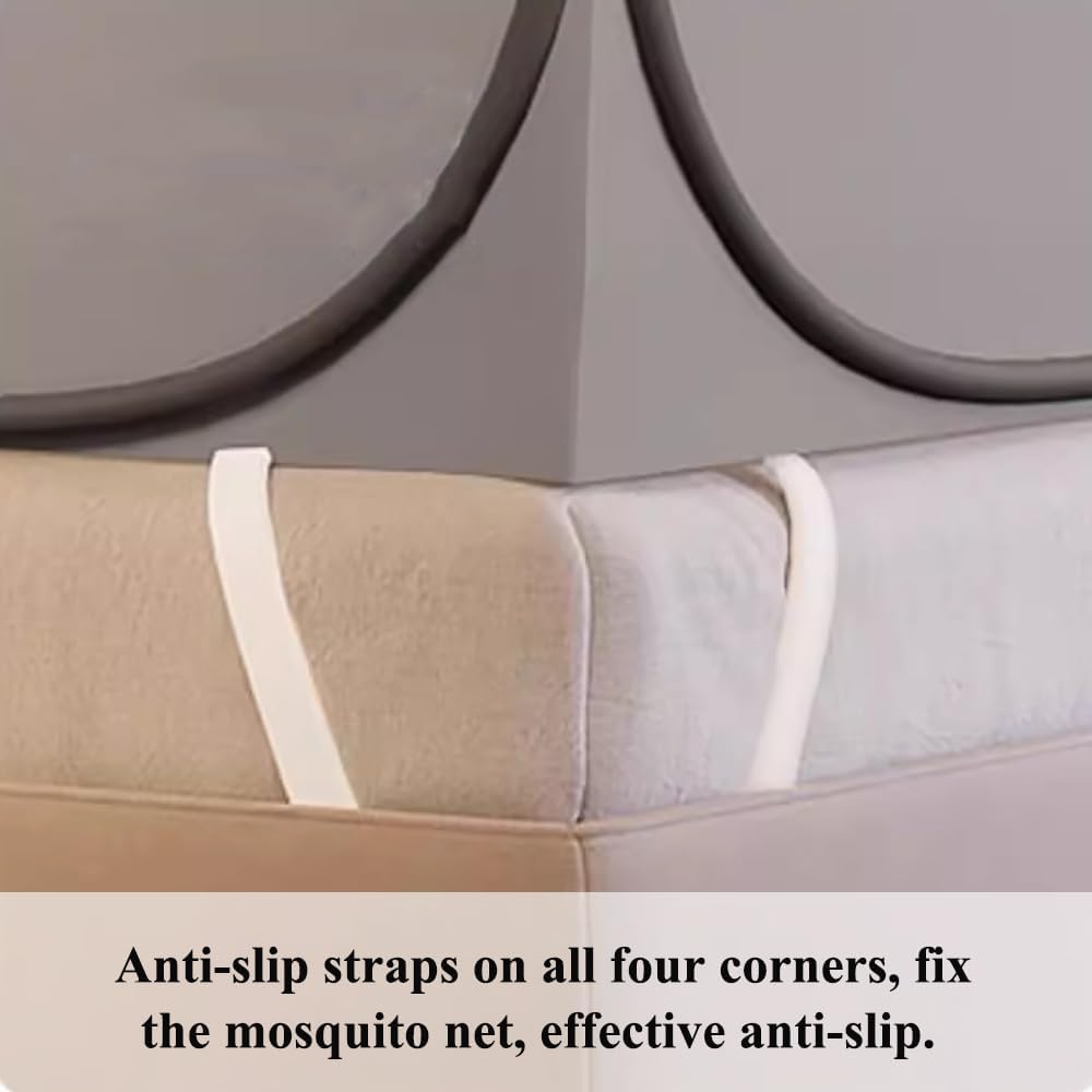 71 * 79 * 59inch Mosquito Net for Bed Folded Size,Portable Camping Travel Mosquiteros Cameros para Cuba,Pop Up Mosquito Tent with Double Entry for King