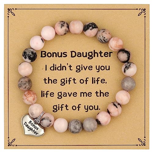 MIXJOY-Inspirational-Gifts-for-Women-Heart-Charm-Pink-Elastic-Beads-Bracelet-Positive-Affirmations-Get-Well-Soon-Gifts