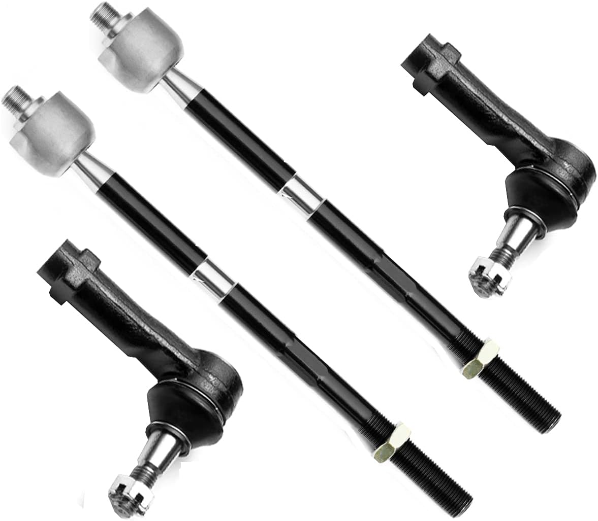 4PC Inner/Outer Tie Rod End Kit FITS RWD F-150 2004-2008 F-150 Heritage 2004 Lincoln Mark LT 2006-2008