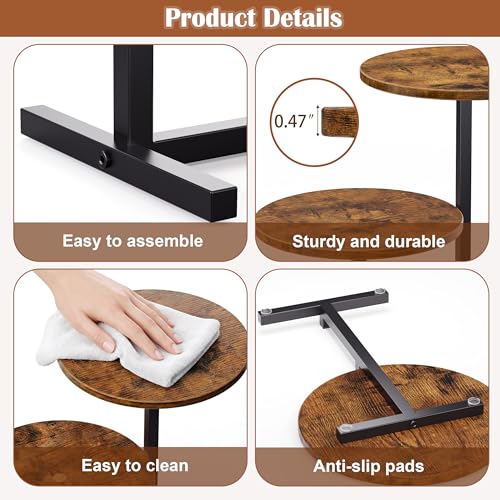 Emfogo 3-Tier Wooden Cupcake Stand for 50 Cupcakes - Image 7