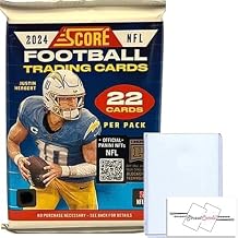 2024 Panini Score Football NFL Jumbo Blaster Value Pack with 22 Trading Cards + Top Loader! Street Cards!