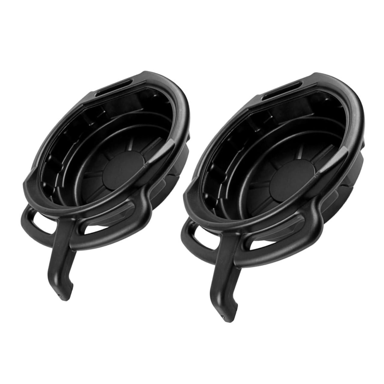 Healeved Bandeja De Goteo para Cambio De Aceite 2 Piezas (10l y 15l) En PE Duradero para Taller Automotor, Almacenamiento De Residuos De Aceite, Mantenimiento De Vehículos