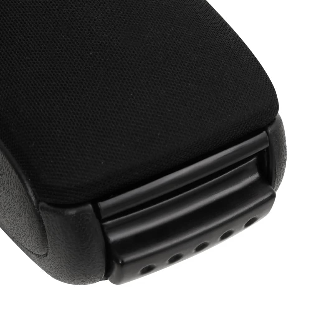 vidaXL Bracciolo per Auto Nero 14x35x(37-53) cm in ABS