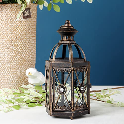 Lanternes décoratives en verre de haute qualité avec structure coupe-vent robuste - 7
