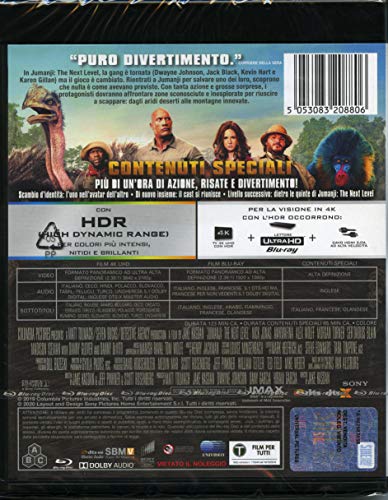 Jumanji: The Next Level (4K Ultra-HD+Blu-Ray)