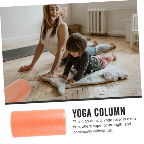 Yoga Muscle Roller Stick, Epp Foam Fitness Massager para liberación muscular y relajación corporal, rodillo de yoga naranja de 30x15 cm para masaje miofascial miniatura 3