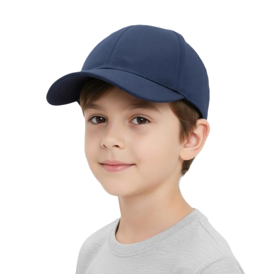 PLN Kids Baseball Cap | Adjustable Breathable Cotton Summer Cap with UV Sun Protection for Toddlers | Lightweight Outdoor Hat for Boys-image-12