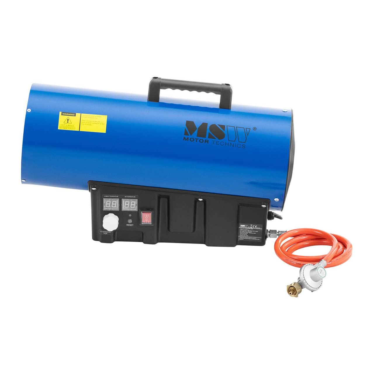 MSW MSW-GH-BD-30000 - Calefactor de gas (30.000 W, 310 m², gas para tienda de campaña)