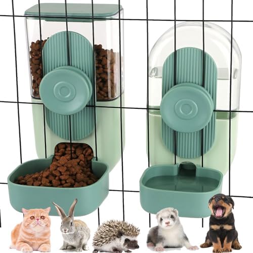 Image showcasing Hamsters Feeder Small Animals Automatic Dispenser Gravity Auto ...
