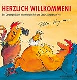 Farbe: Tan Herzlich Willkommen!: Eine Cartoongeschichte zu Schwangerschaft und Geburt