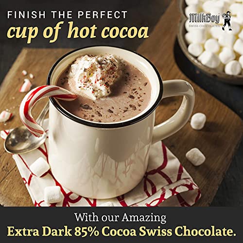 Milkboy Swiss Gourmet Chocolate Bars - Milk Chocolate Bars - Dark Chocolate - White Chocolate Bar - Premium Handmade Chocolate Variety - Kosher - Gmo Free - Chocolate Candy - 5 Pack #TOP6