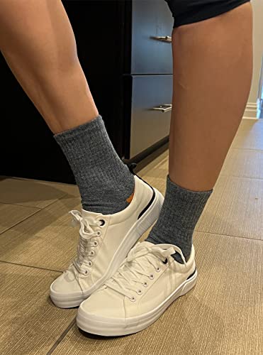 Image of Warrior Alpaca Socks - Comfort Cushioned Retro Solid Quarter Crew for Adults - Unisex