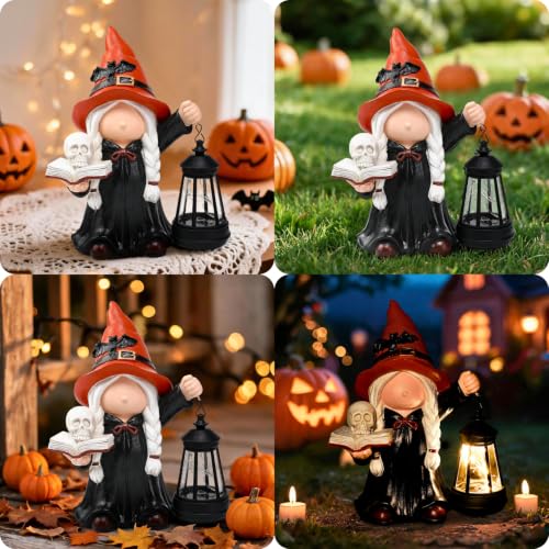 Amazon – Halloween Witch Gnome Garden Statue - image 6